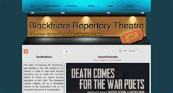 Desktop Screenshot of blackfriarsrep.com