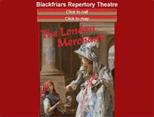 Tablet Screenshot of blackfriarsrep.com